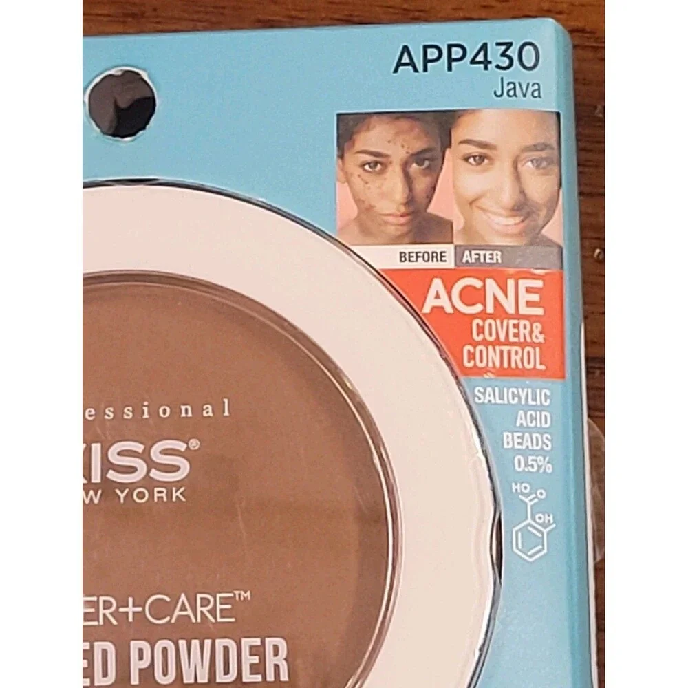 Kiss New York Cover + Care Cream Foundation APP430 JAVA Acne Salicylic Acid